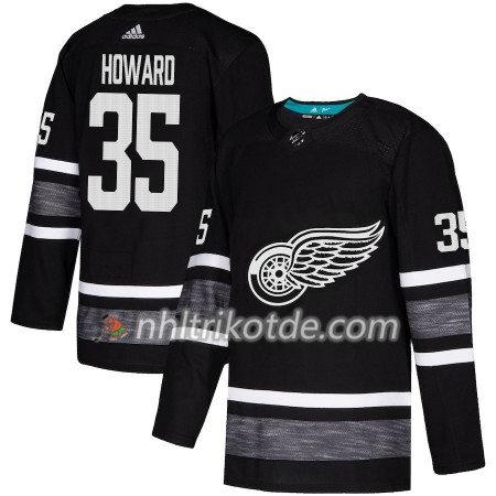 Detroit Red Wings Trikot Jimmy Howard 35 2019 All-Star Adidas Schwarz Authentic - Herren